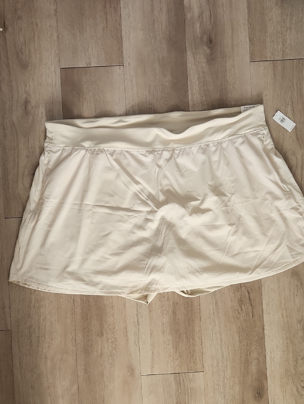 Old Navy Cream Athletic Skort with Built-In Shorts